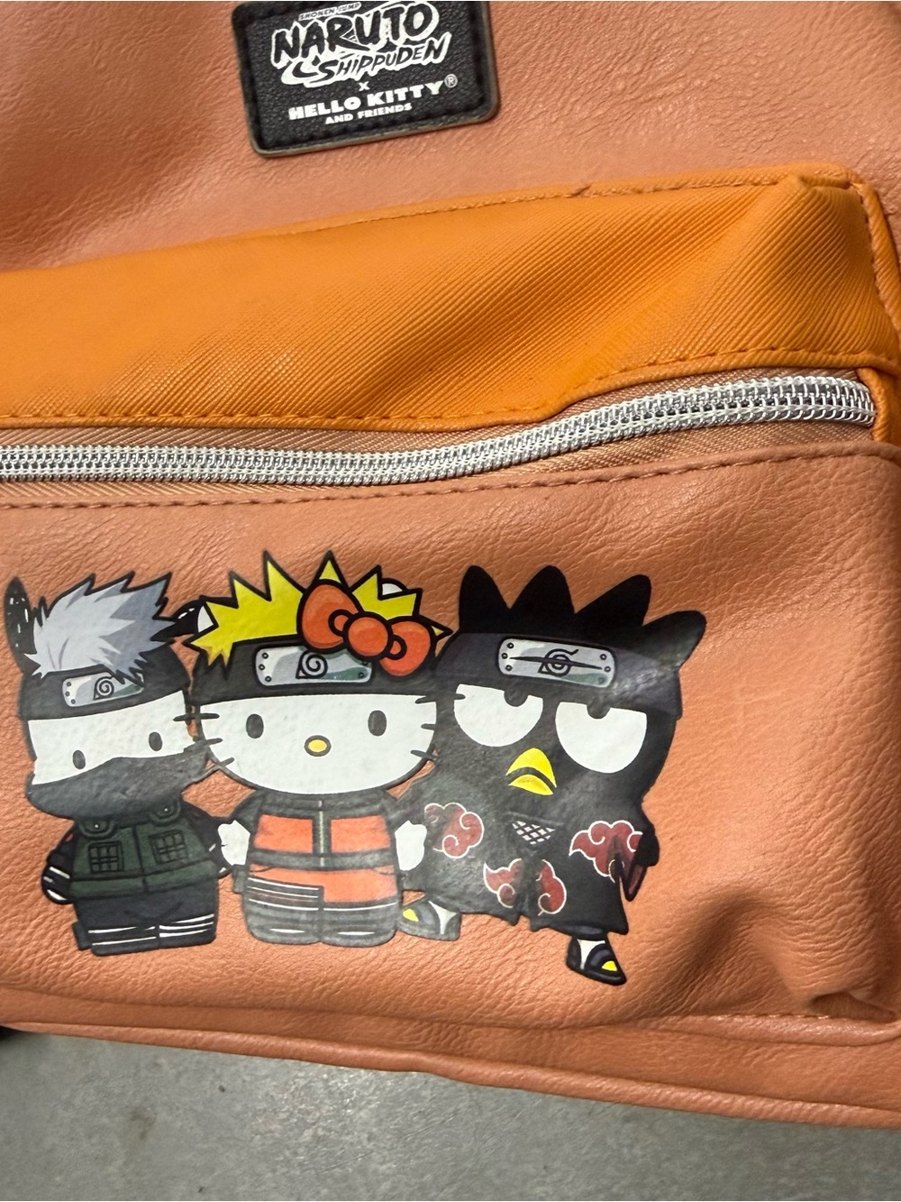 Sanrio Hello Kitty x Naruto Shippuden Women’s Mini Backpack Orange - Picture 3 of 10